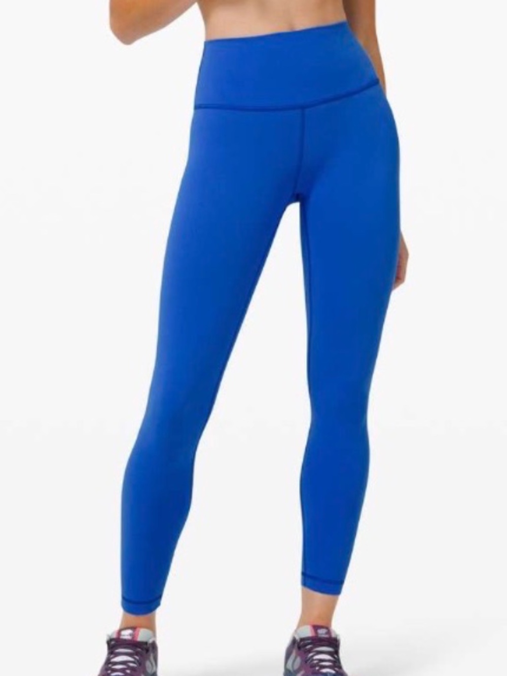 💐NWT💐 Lululemon Wunder Train High-Rise Tight 25" Cerulean Blue - size 6